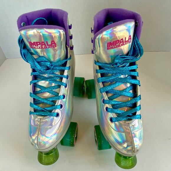 Impala Shoes - Impala Women's Holographic Roller skates, Sz 7
